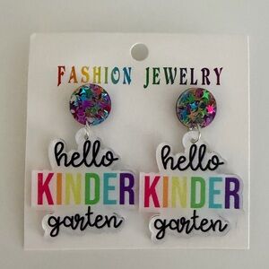 Colorful Kindergarten Earrings